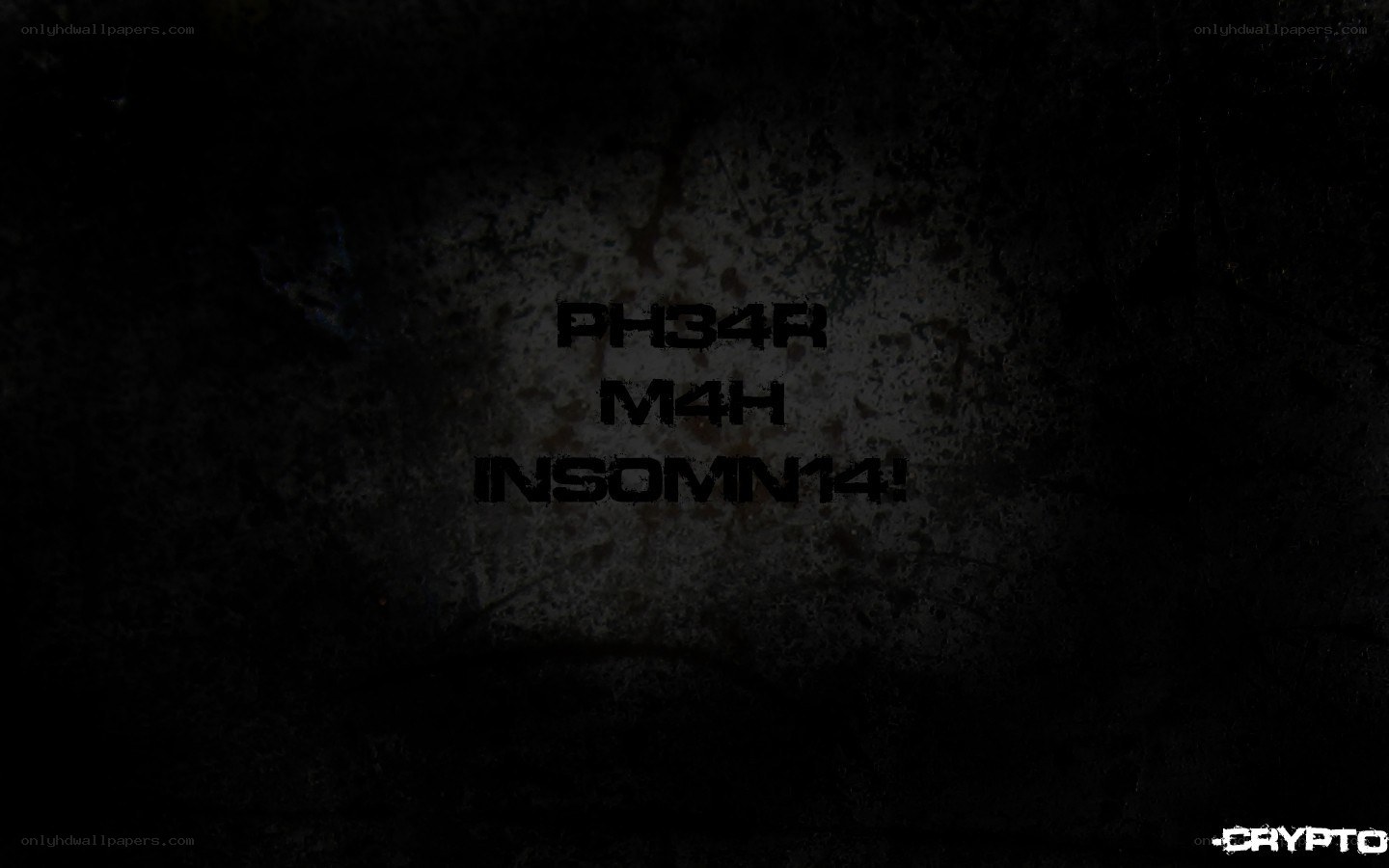 dark text on textured background