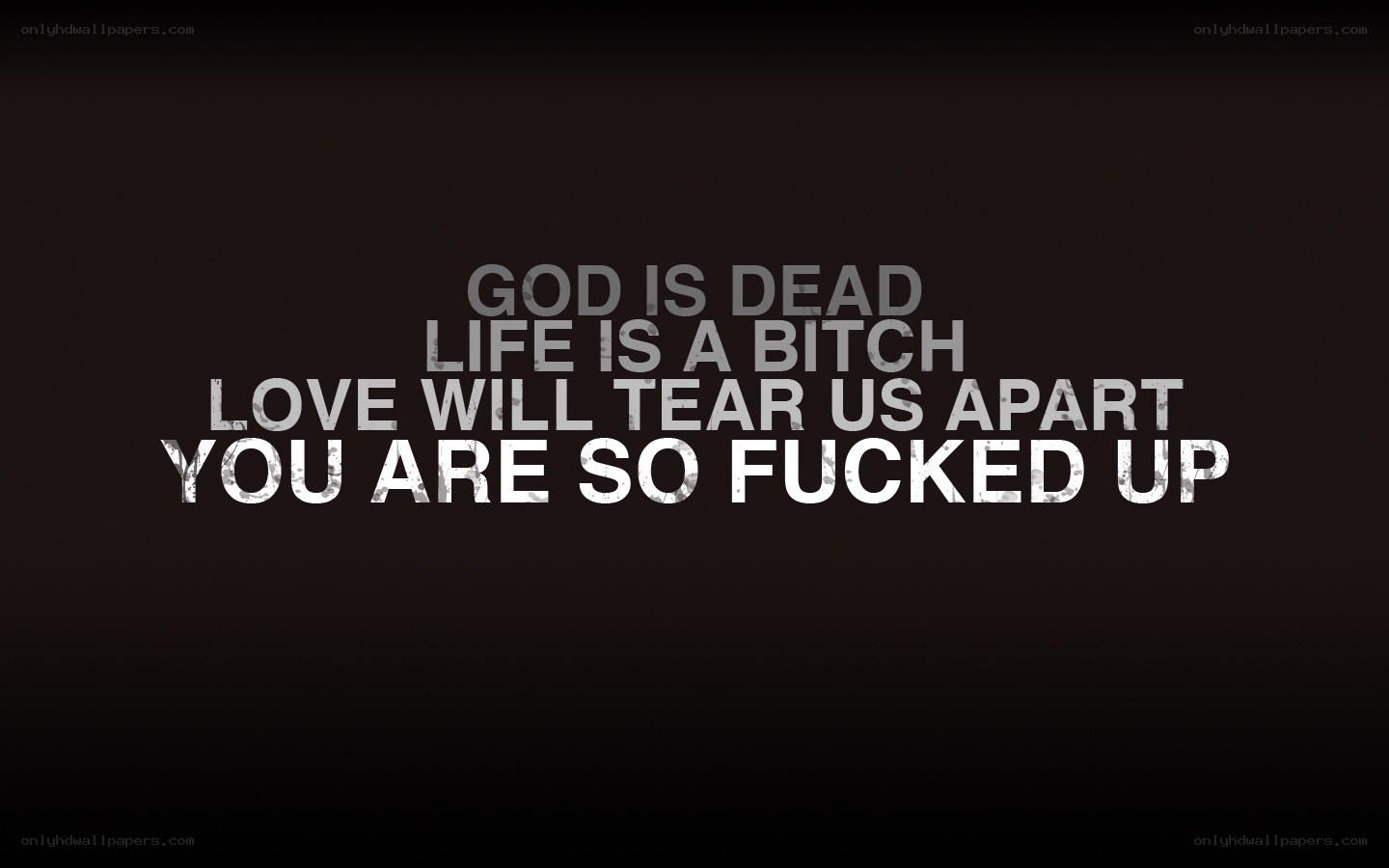 dark text quote image