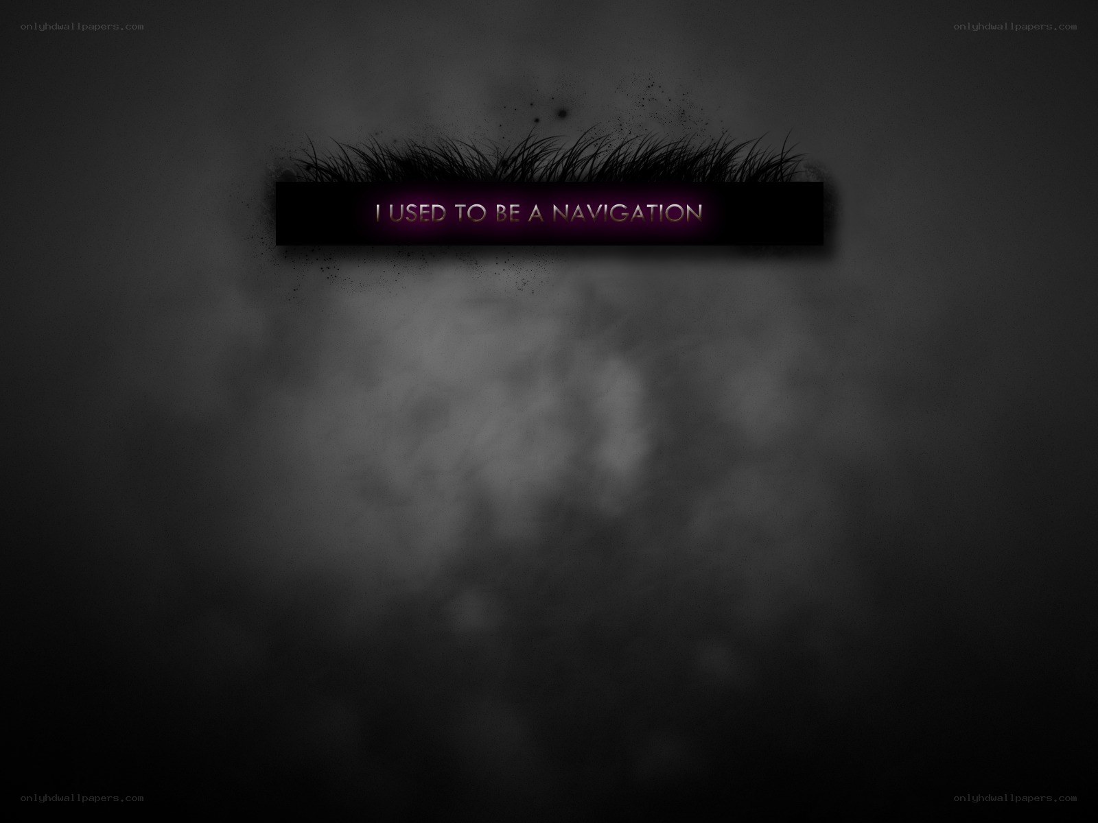dark text with grassy border