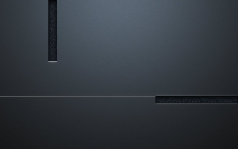 Dark Textured Panels — Black
