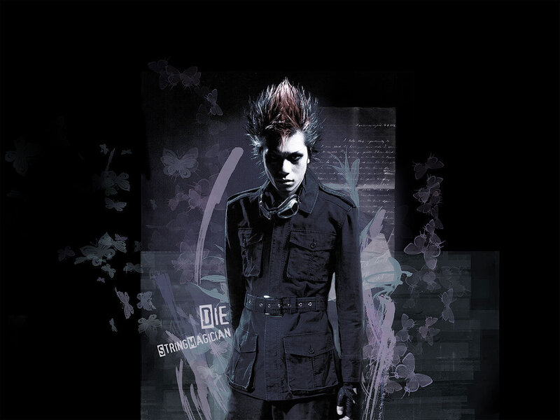 dark-themed music artist portrait