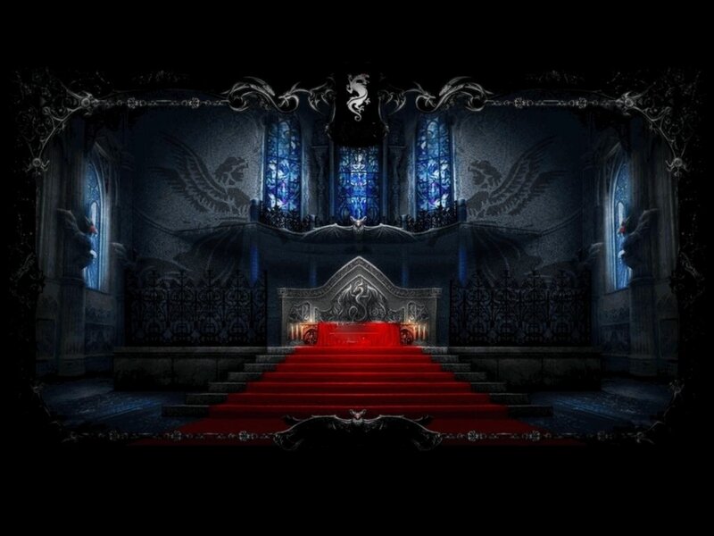 dark throne room