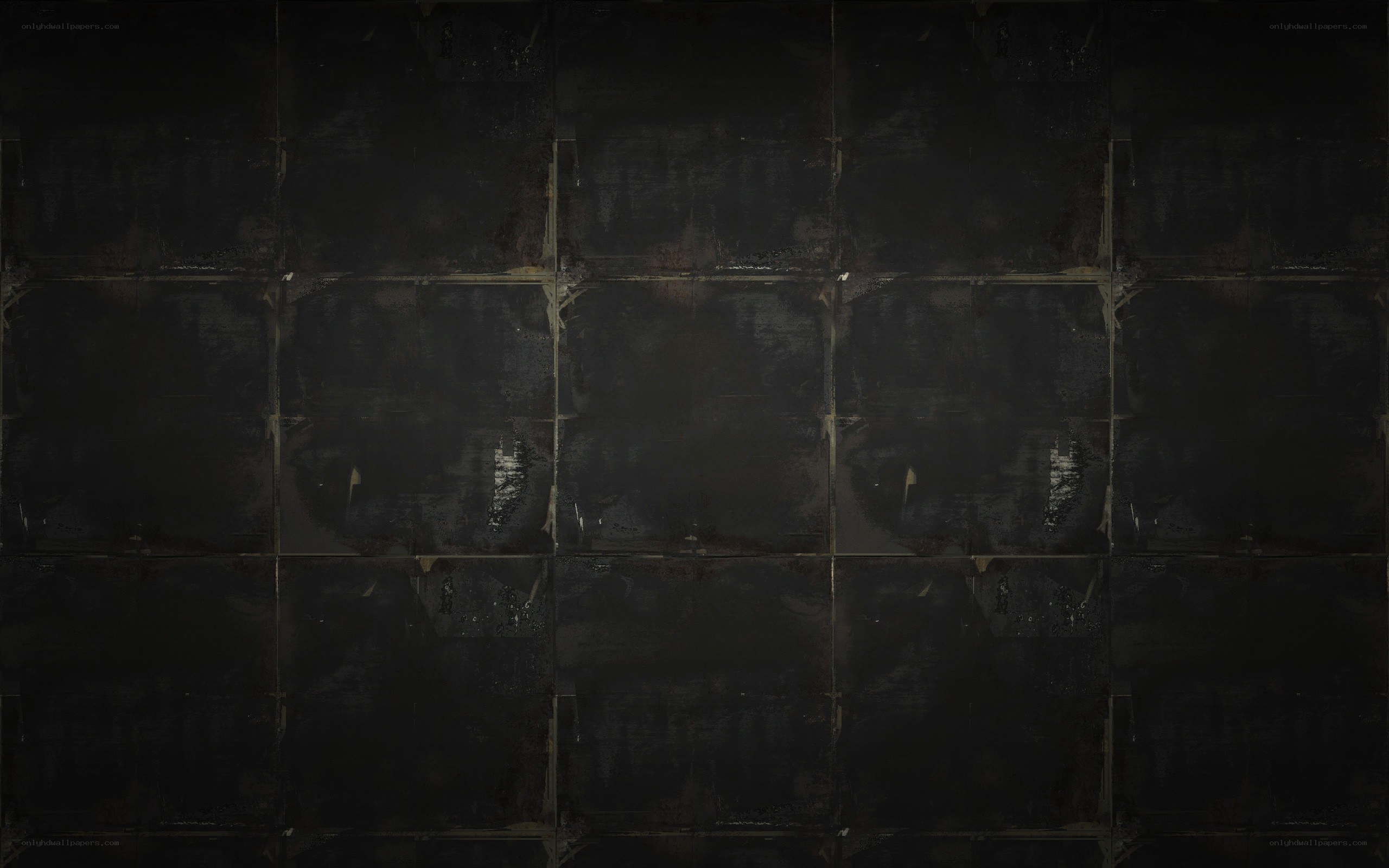 dark tiled wall surface