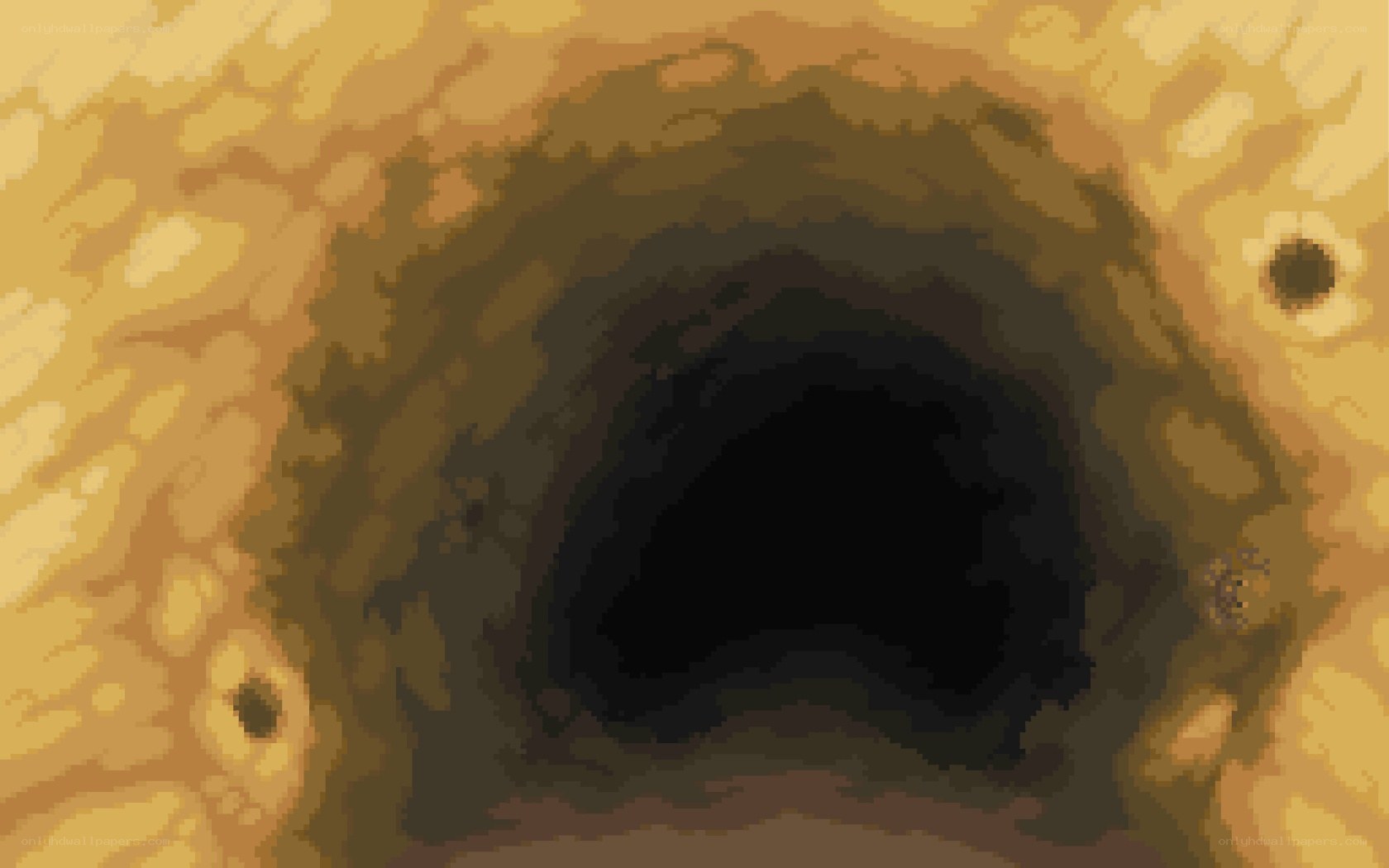 dark tunnel entrance