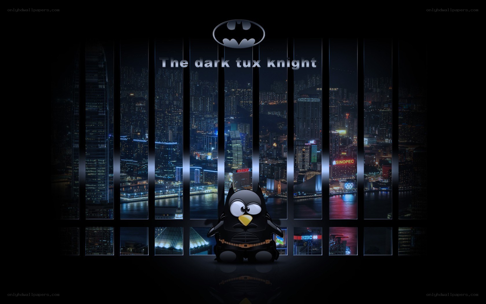dark tux knight wallpaper