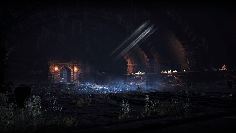 Dark Underground Chamber — Black