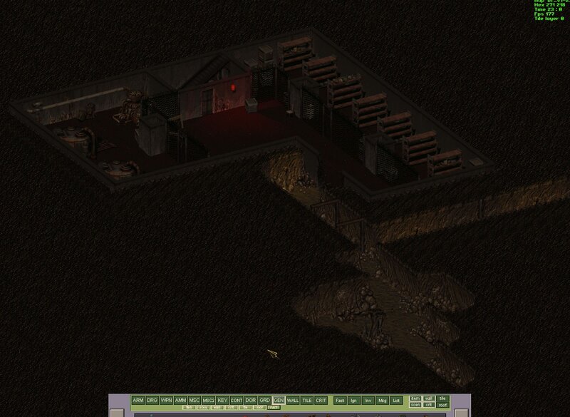 dark underground facility screenshot