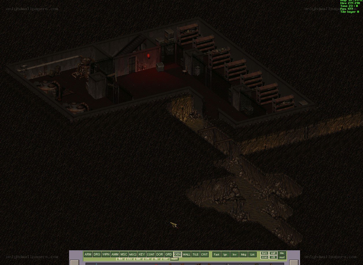 dark underground facility screenshot