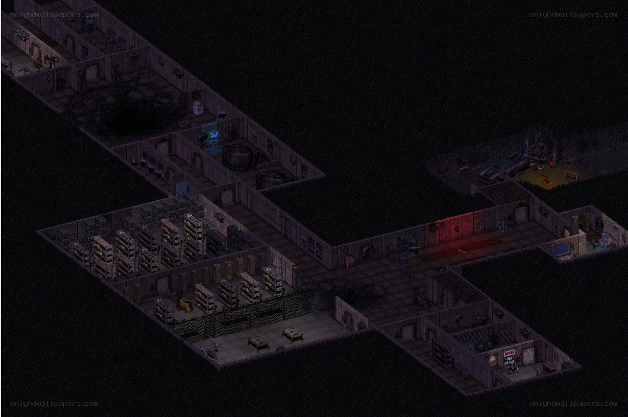 dark underground facility