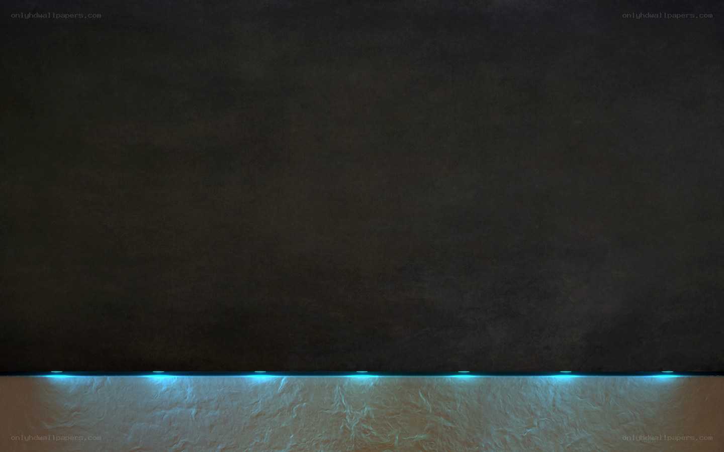 dark wall with blue lighting