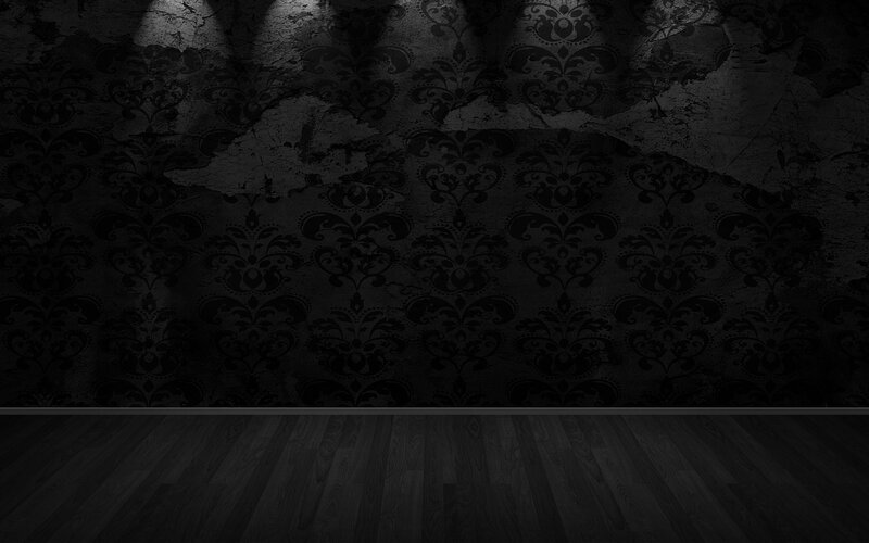 dark wallpaper with damask pattern