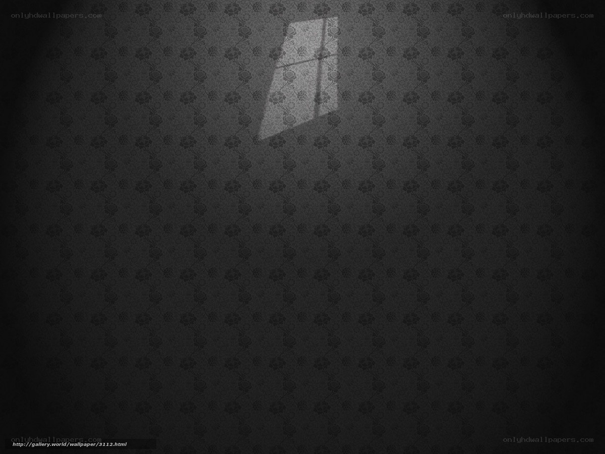 dark wallpaper with window light