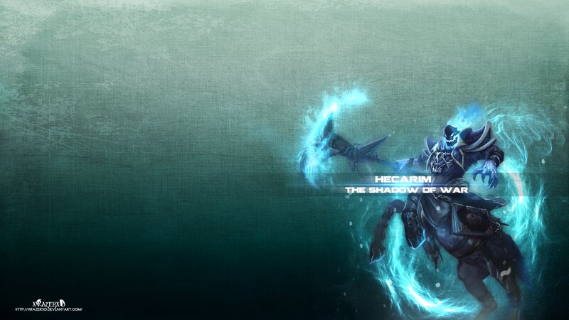 Dark Warrior with Glowing Weapon — Blue