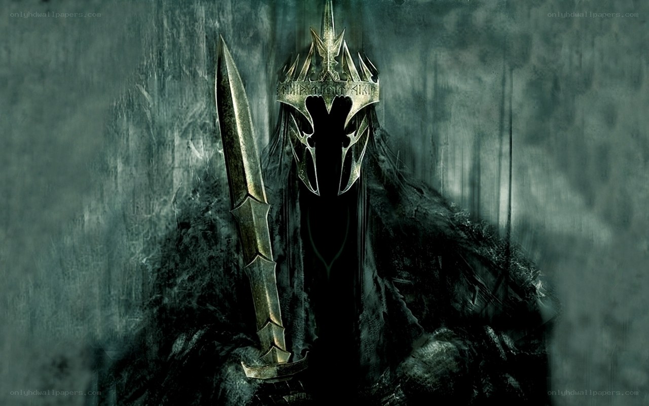 Dark warrior with sword