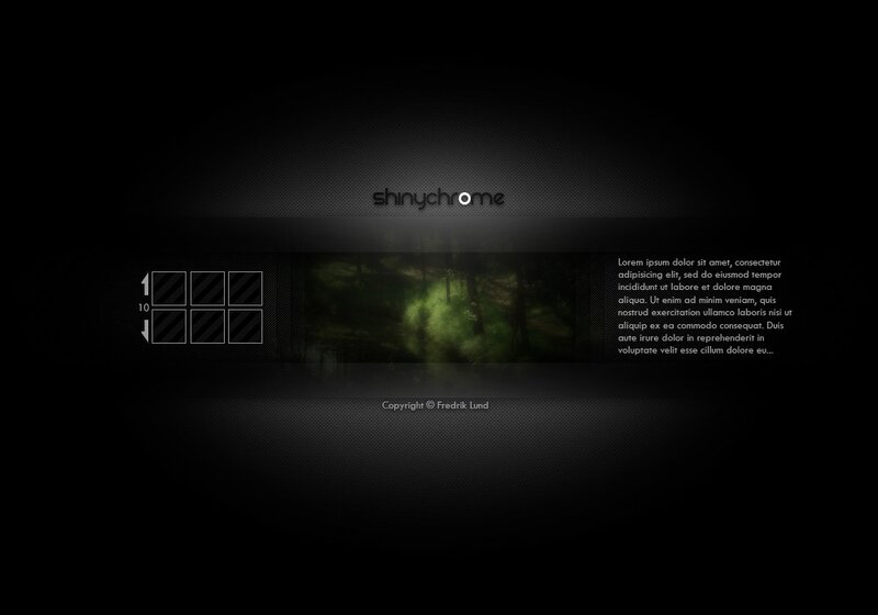 dark website template