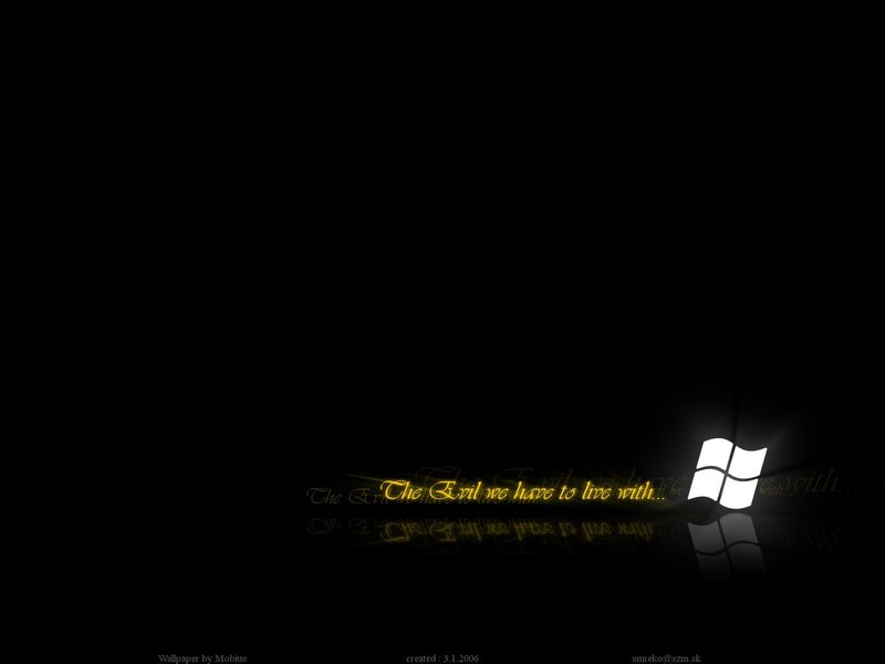 dark windows wallpaper