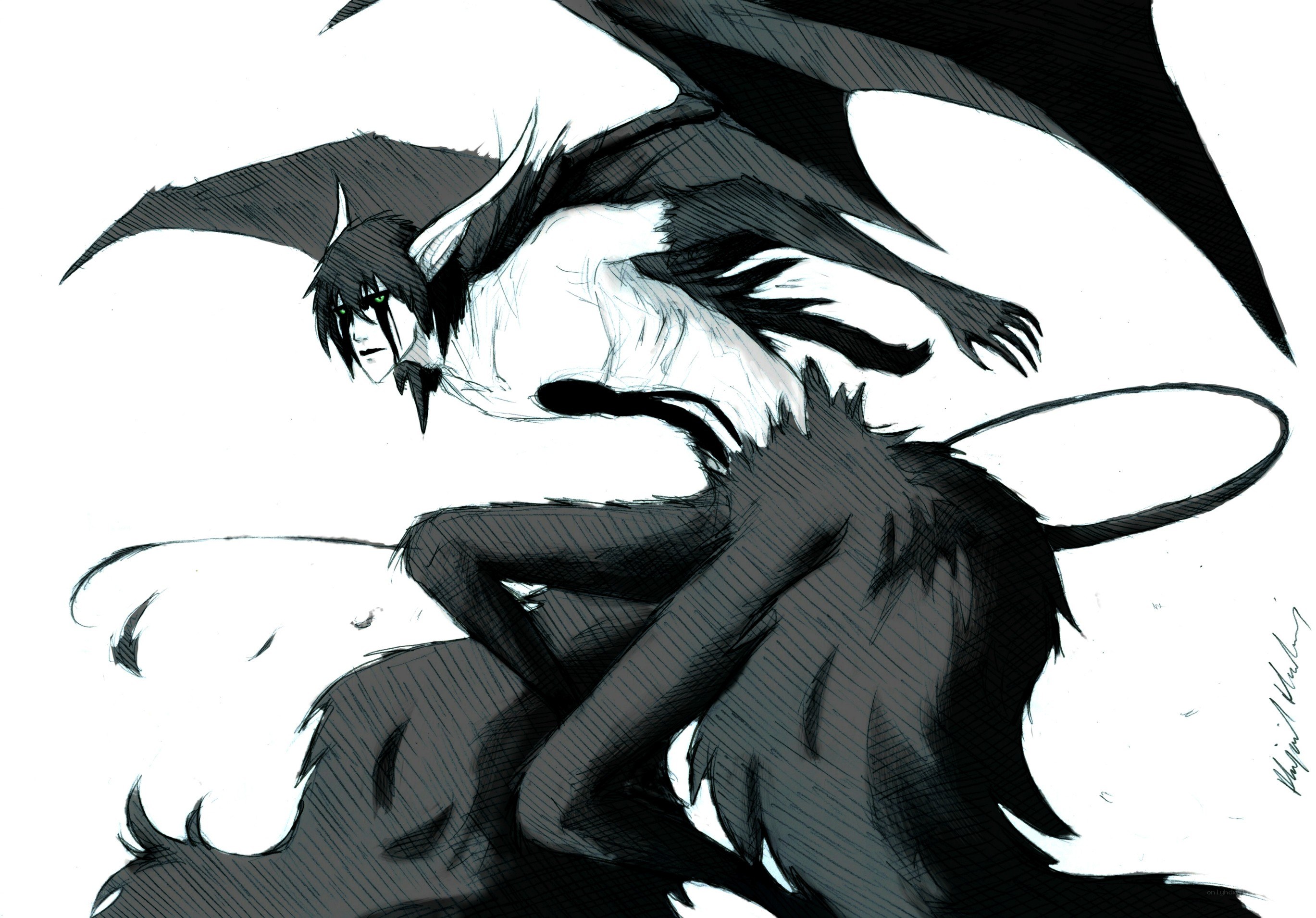 dark winged creature