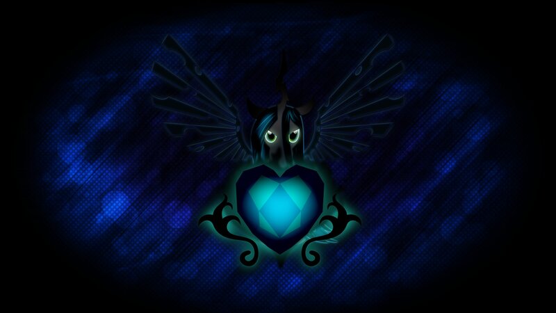 Dark Winged Creature — Blue