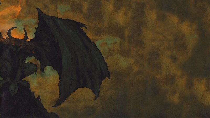 Dark Winged Creature — Brown