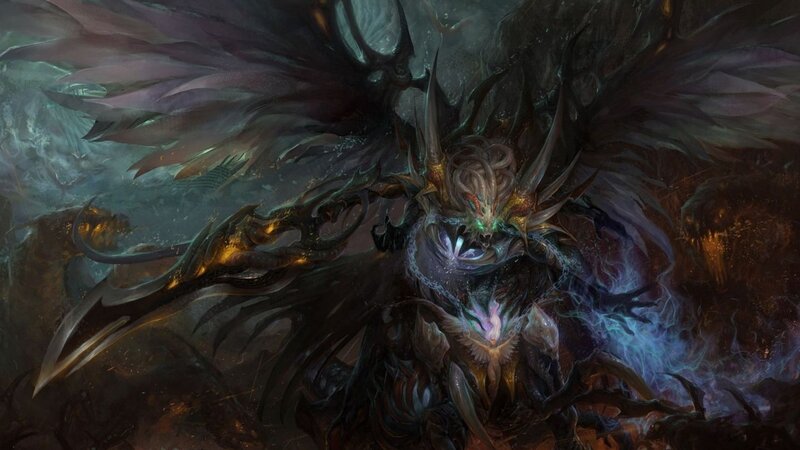 Dark Winged Demon — Black