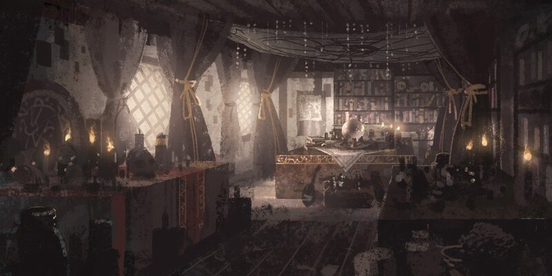 dark wizard's study