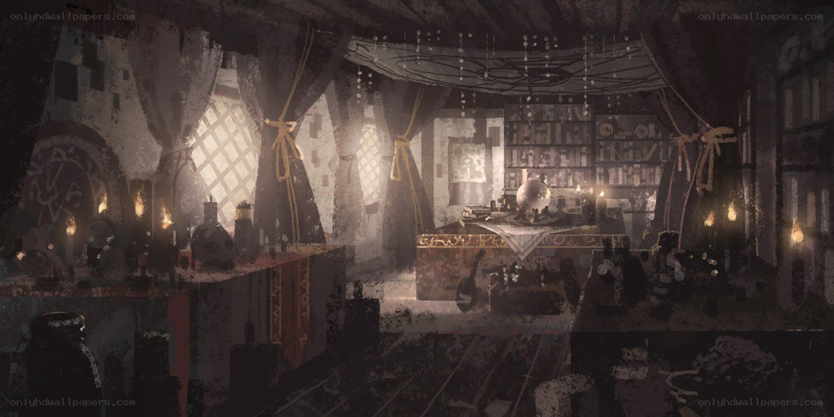 dark wizard's study