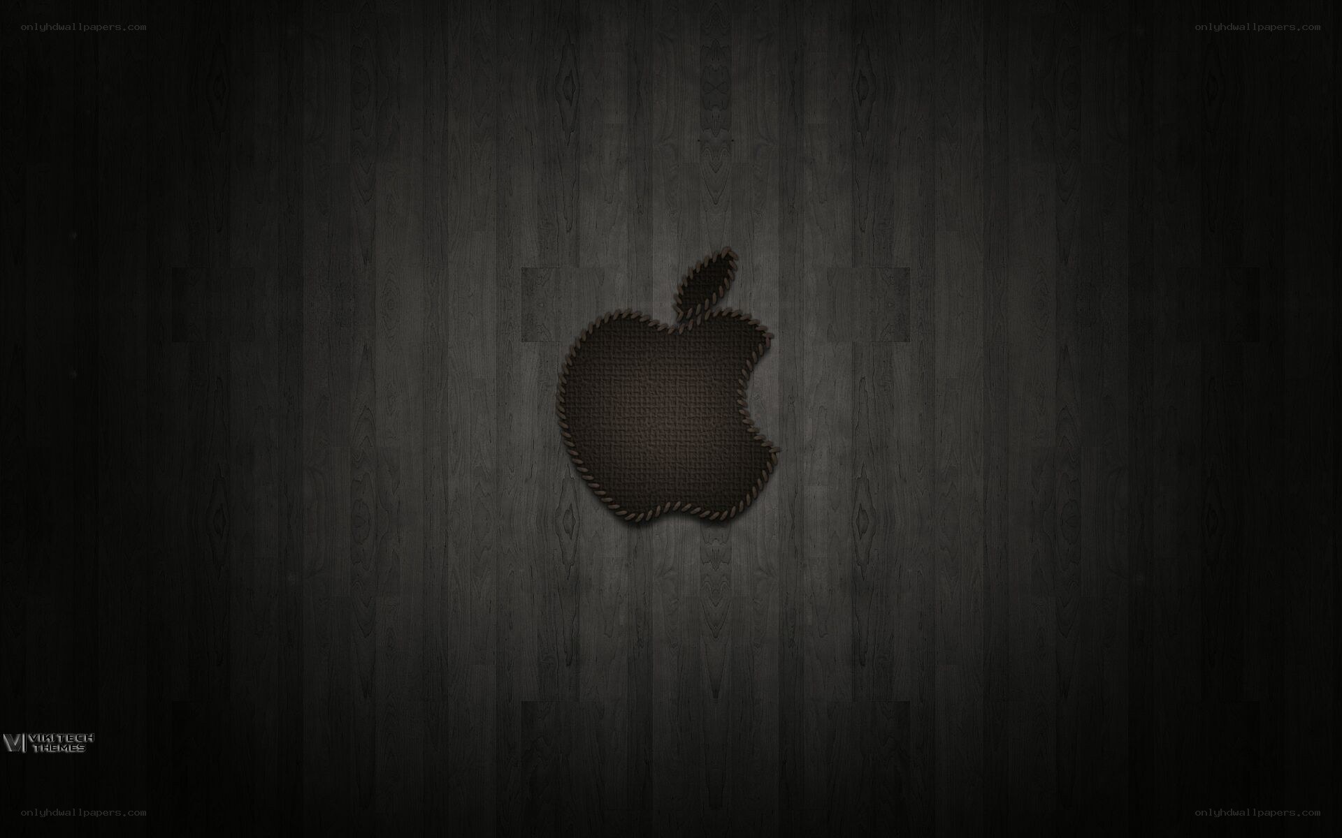 dark wood apple logo
