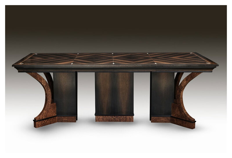 Dark Wood Dining Table