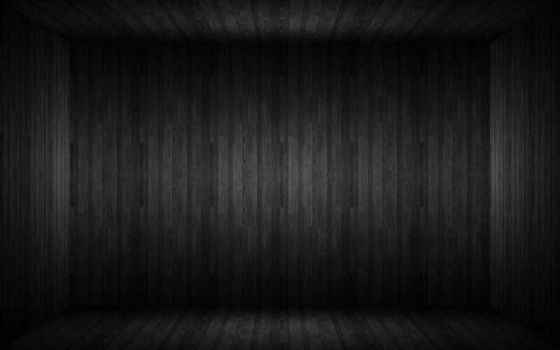 Dark Wood-paneled Room — Black