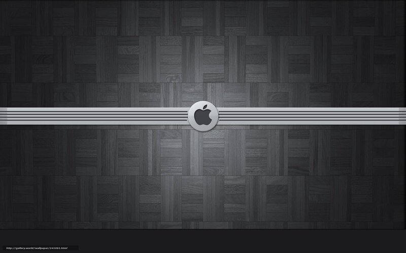 dark wood texture with apple logo