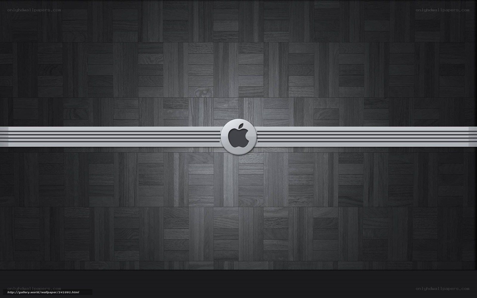 dark wood texture with apple logo
