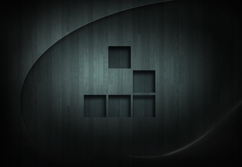 dark wood texture with geometric cutouts