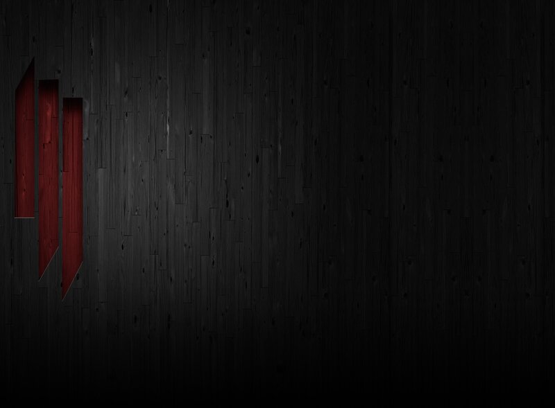 dark wood texture with red accents