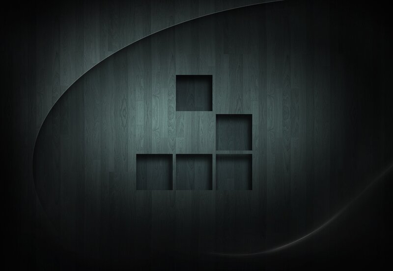 Dark Wood Texture with Squares