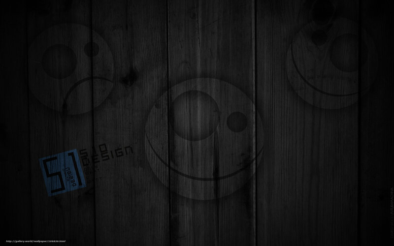 dark wood with smiley faces