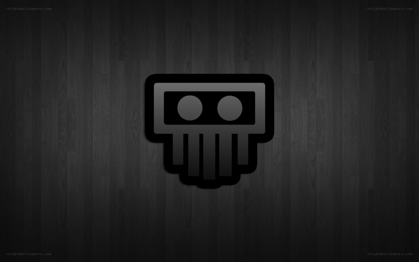 dark wooden background with logo