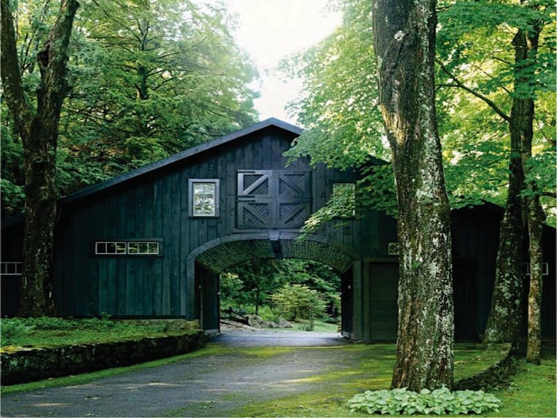 Dark Wooden Barn