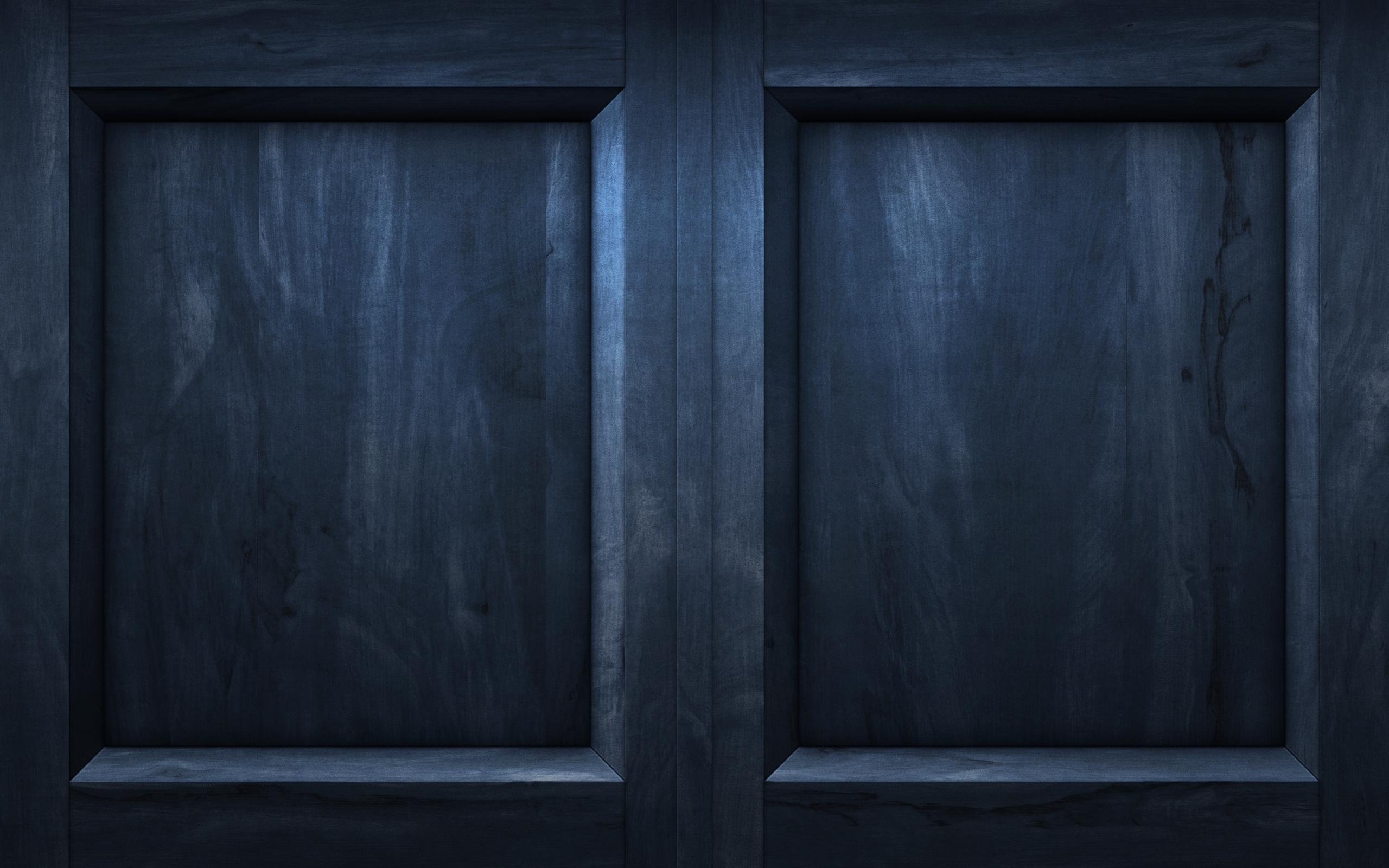 dark wooden paneling