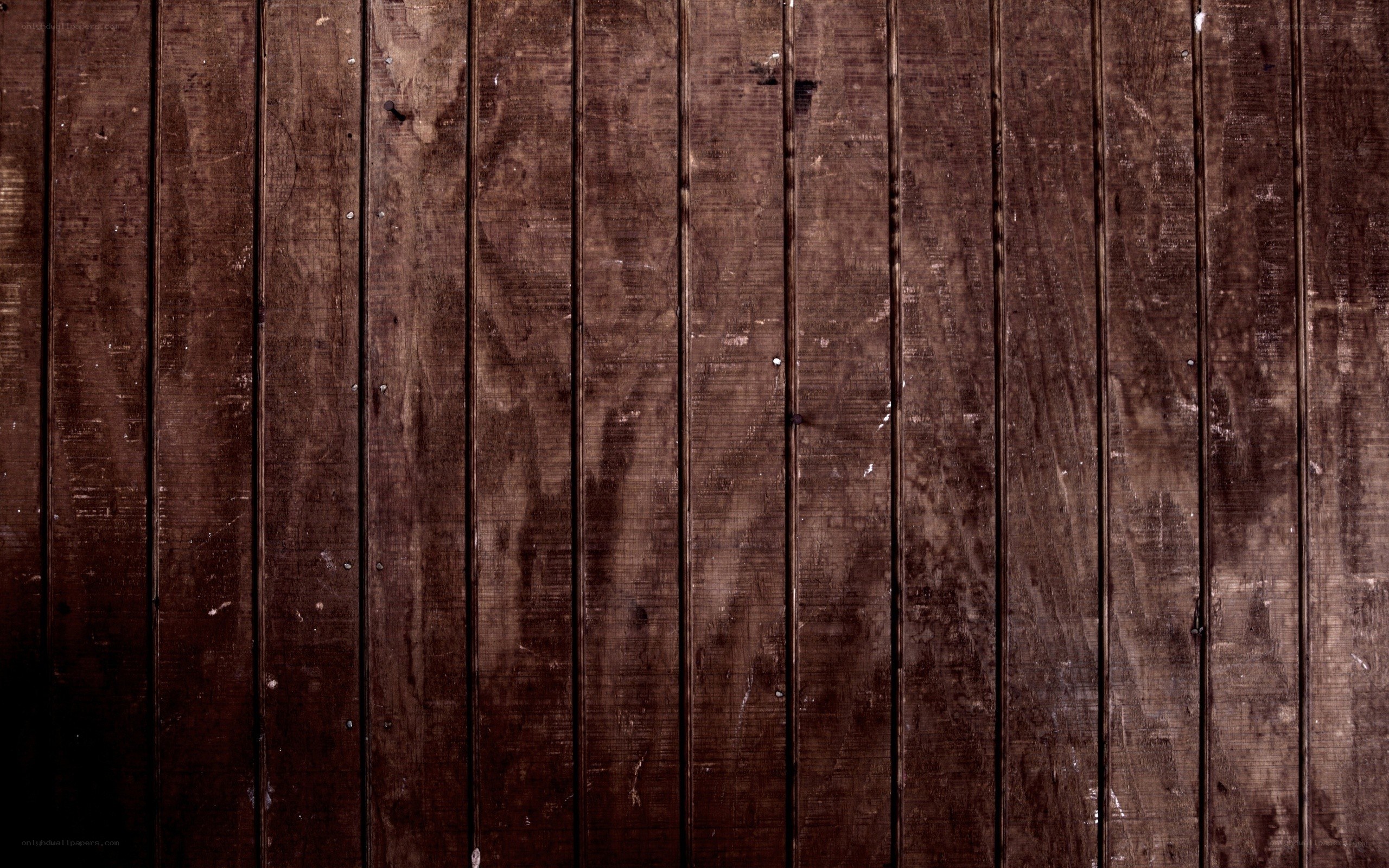 dark wooden plank wall