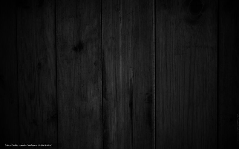 Dark Wooden Planks — Black, Minimalist