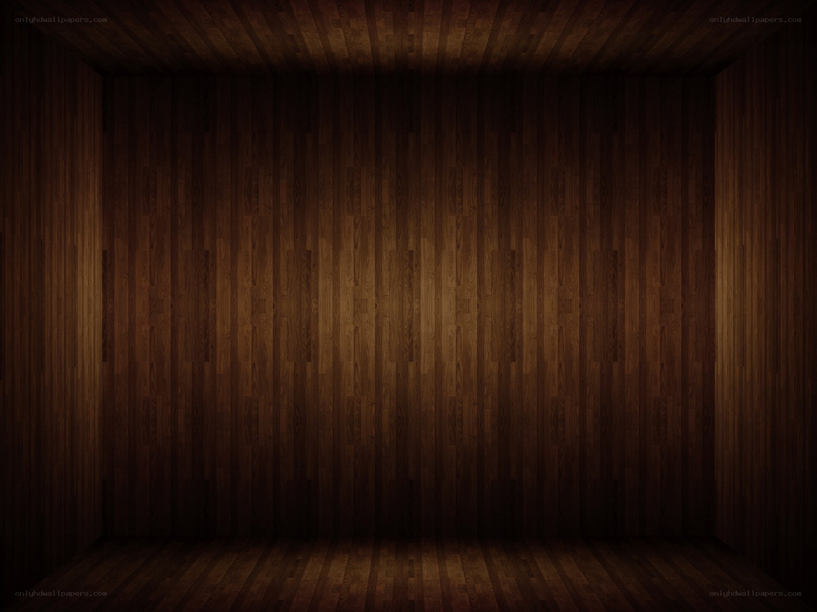 dark wooden room interior