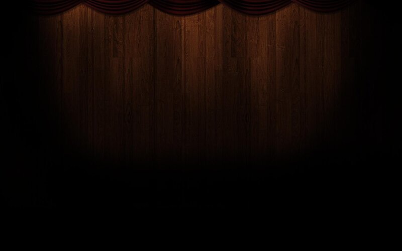 dark wooden stage backdrop