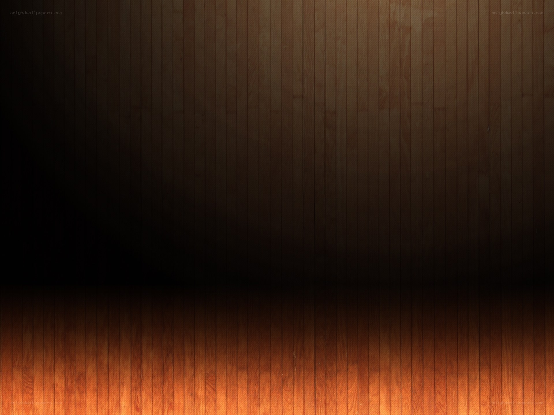 dark wooden wall and floor