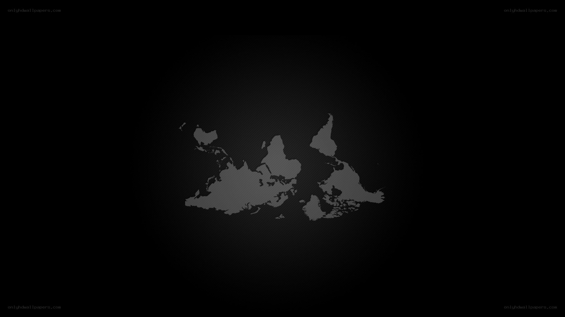 dark world map silhouette