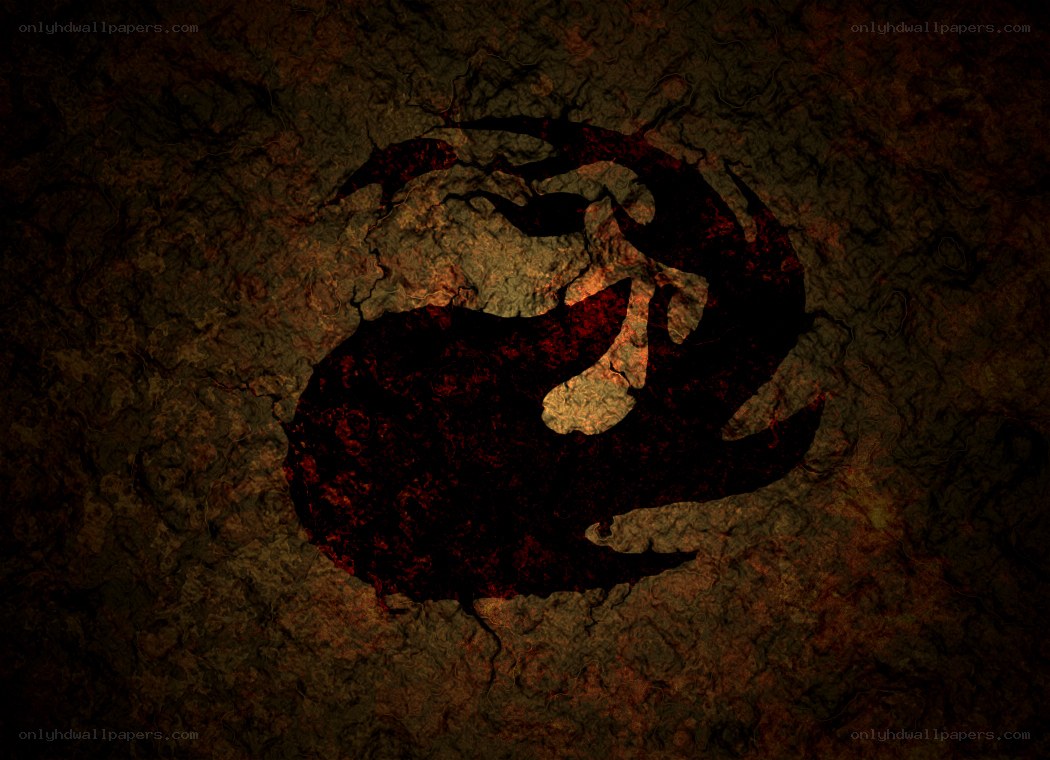 dark yin-yang symbol