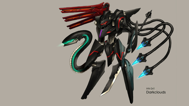 Darkclouds mecha concept