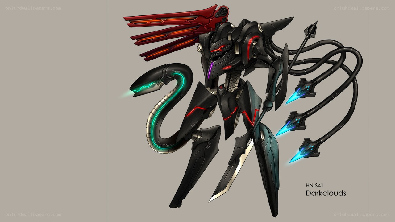 Darkclouds mecha concept