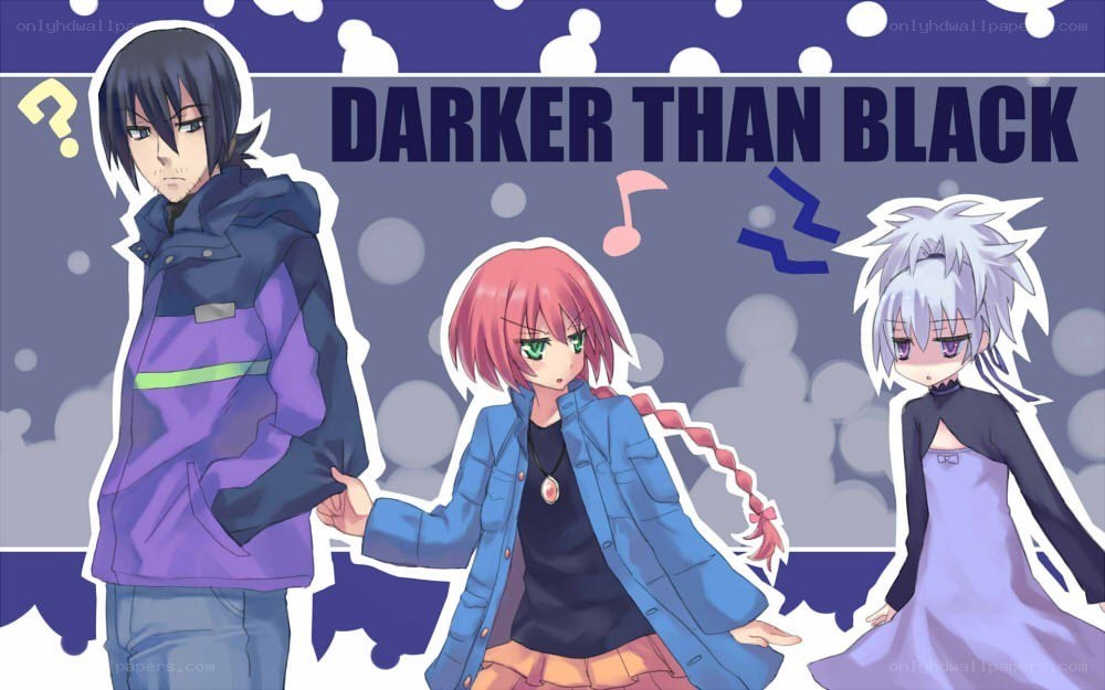 Darker Than Black anime characters