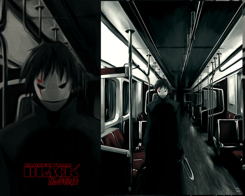 Darker Than Black character in train