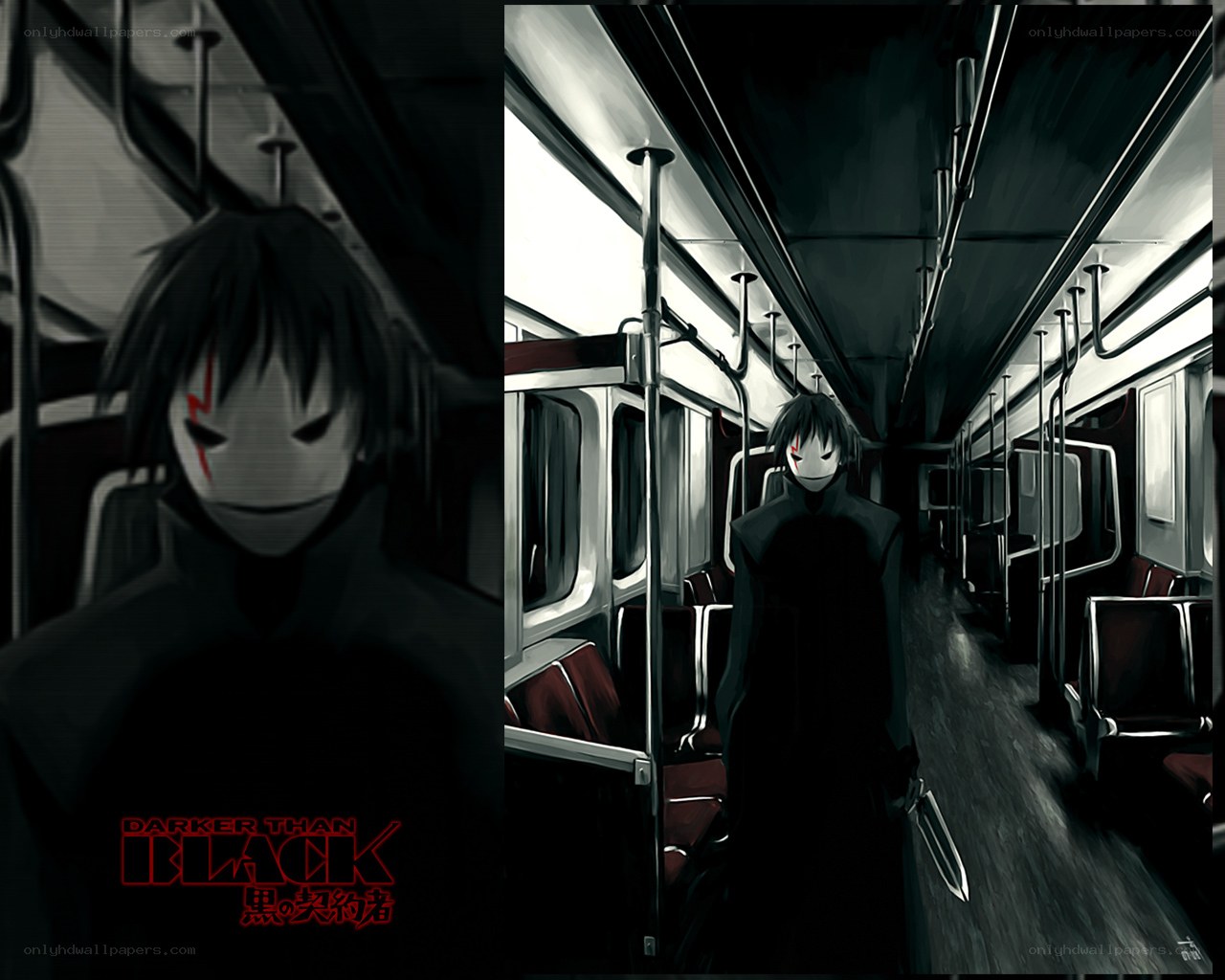 Darker Than Black character in train